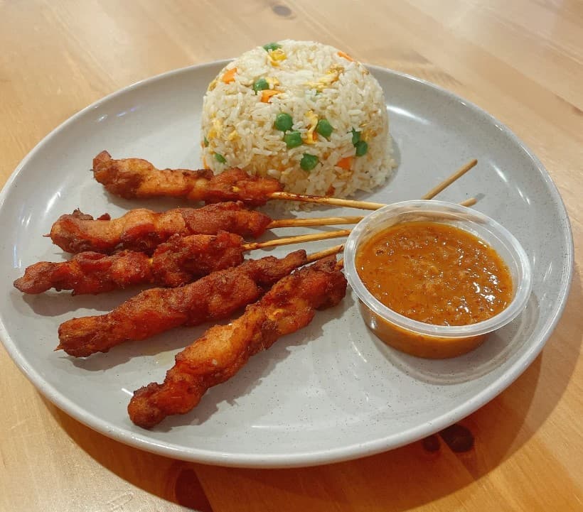 Chicken Satay Fried Rice