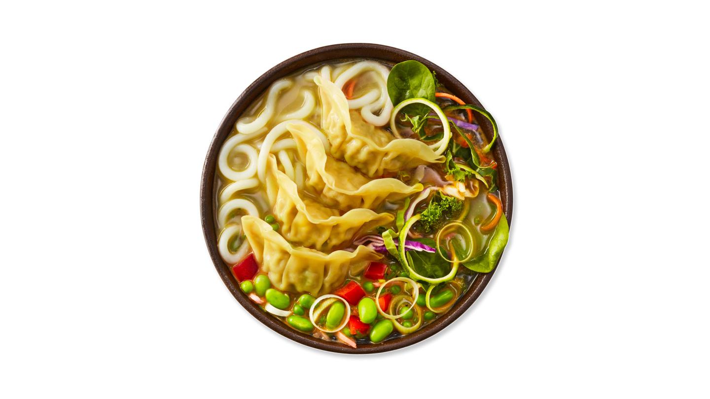 Chicken gyoza noodle'bowl