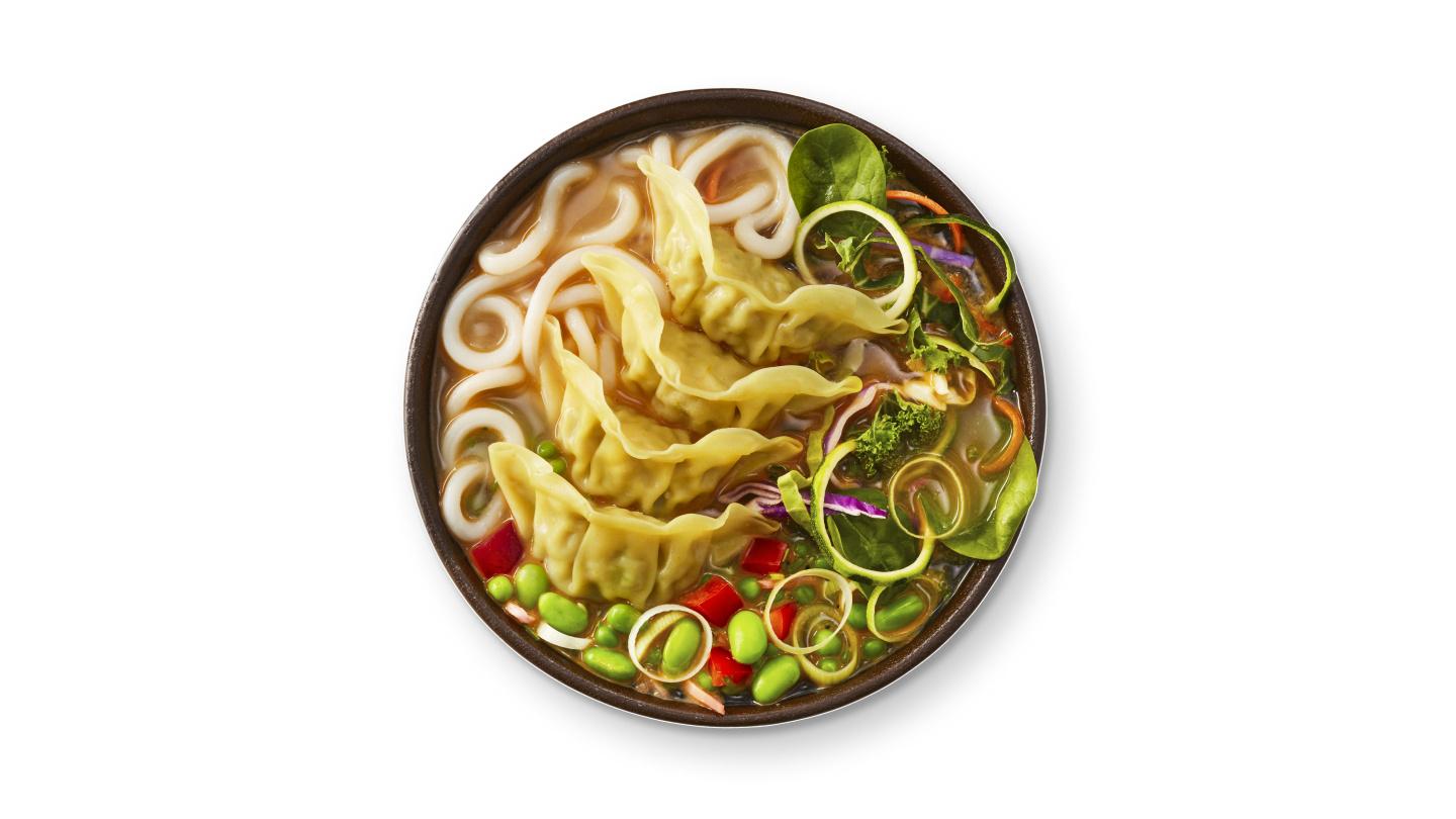Chilli chicken gyoza noodle'bowl