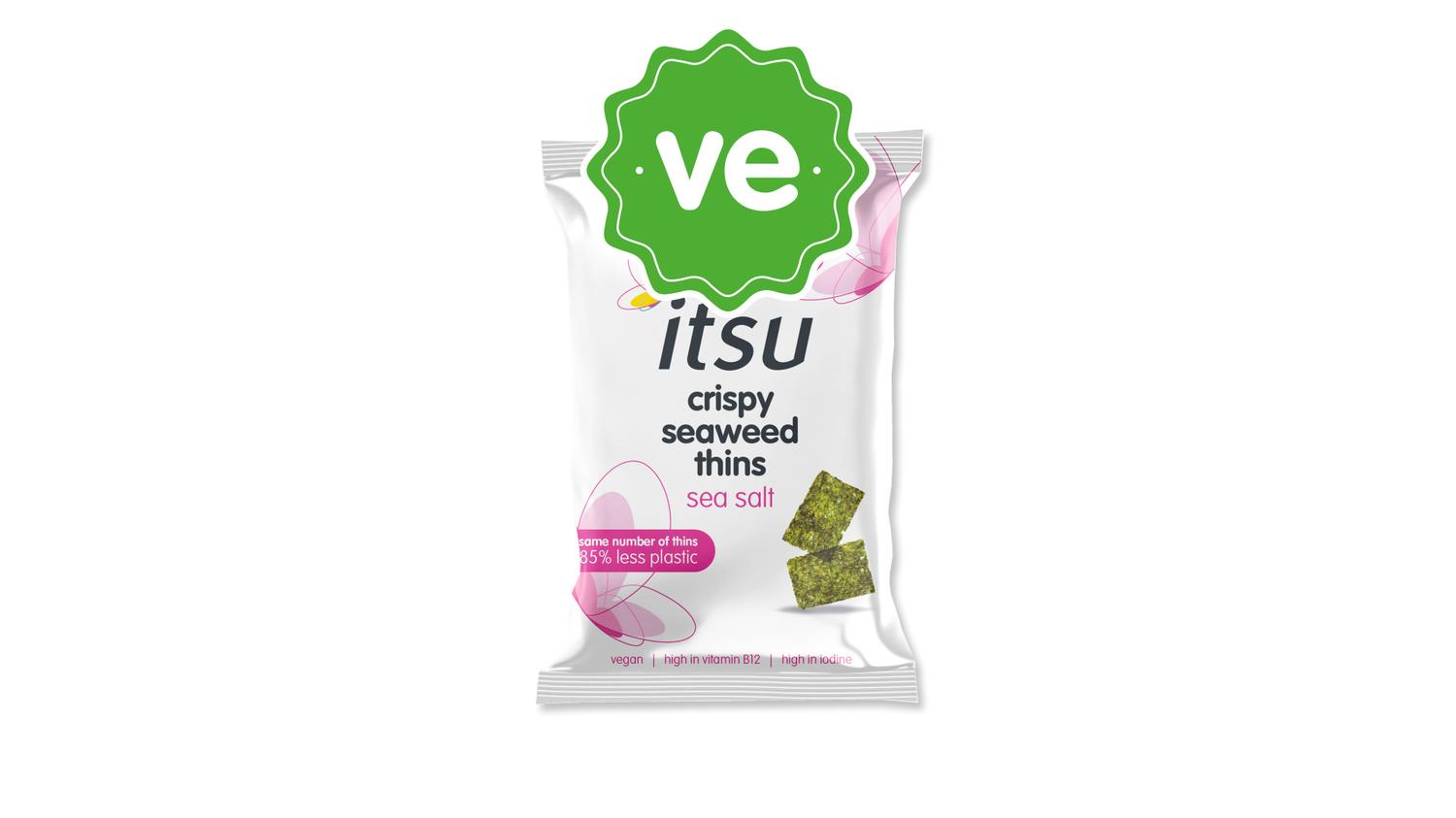 Crispy seaweed thins sea salt