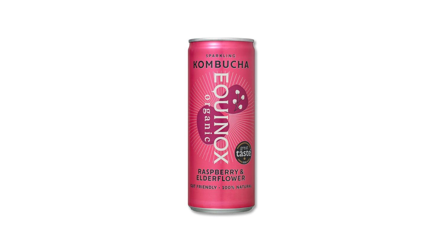 raspberry & elderflower kombucha
