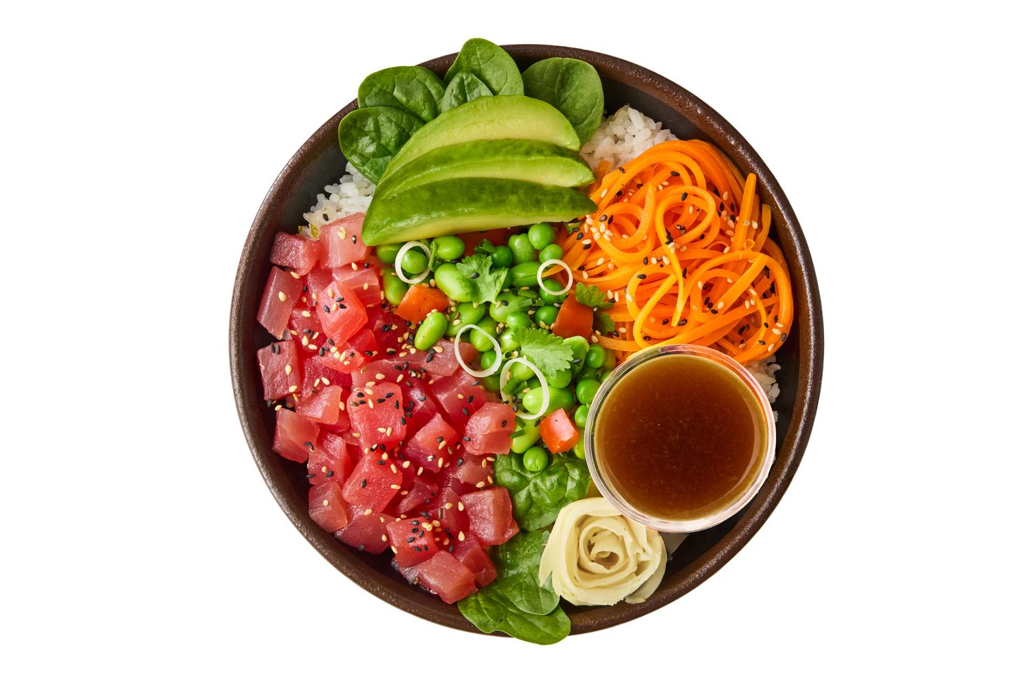 tuna tartare poke