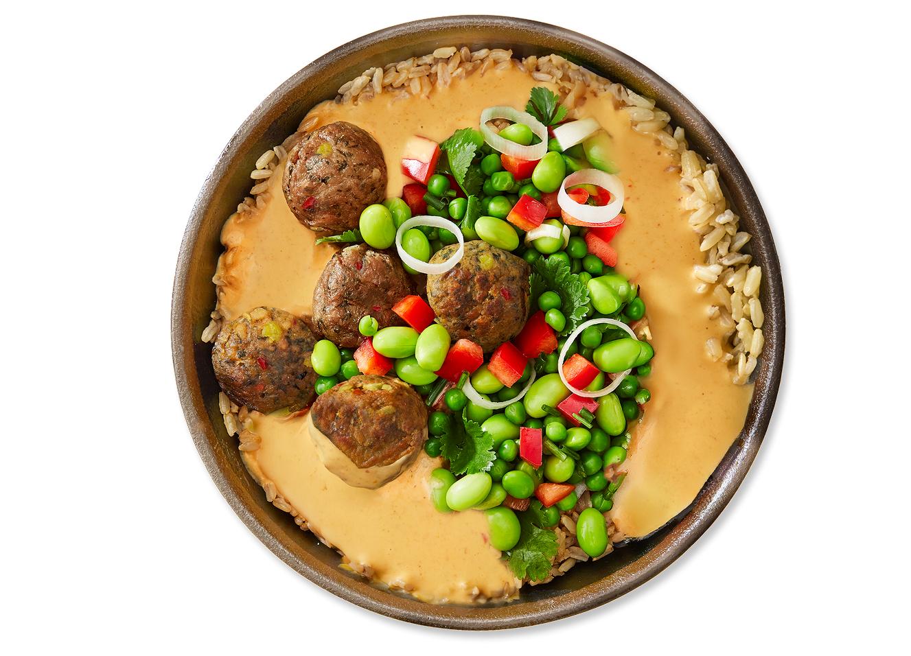 thai veggie'balls curry