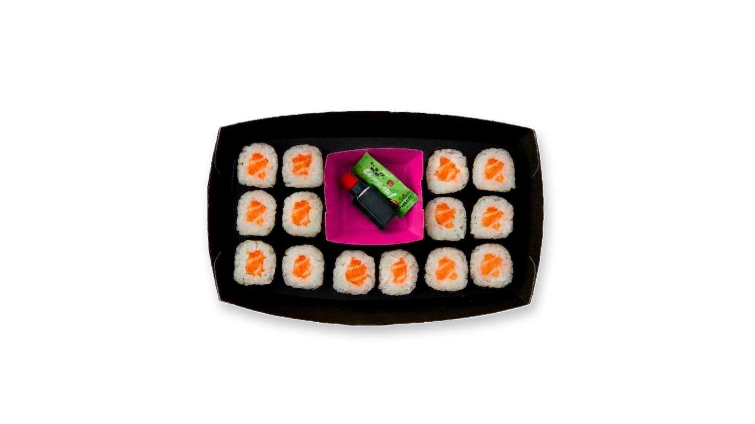 the salmon baby rolls