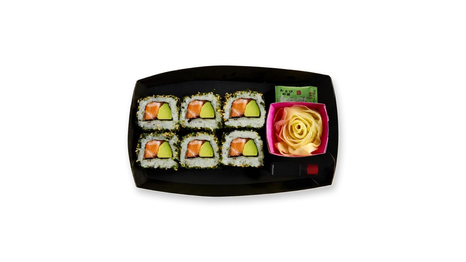 salmon & avo rolls