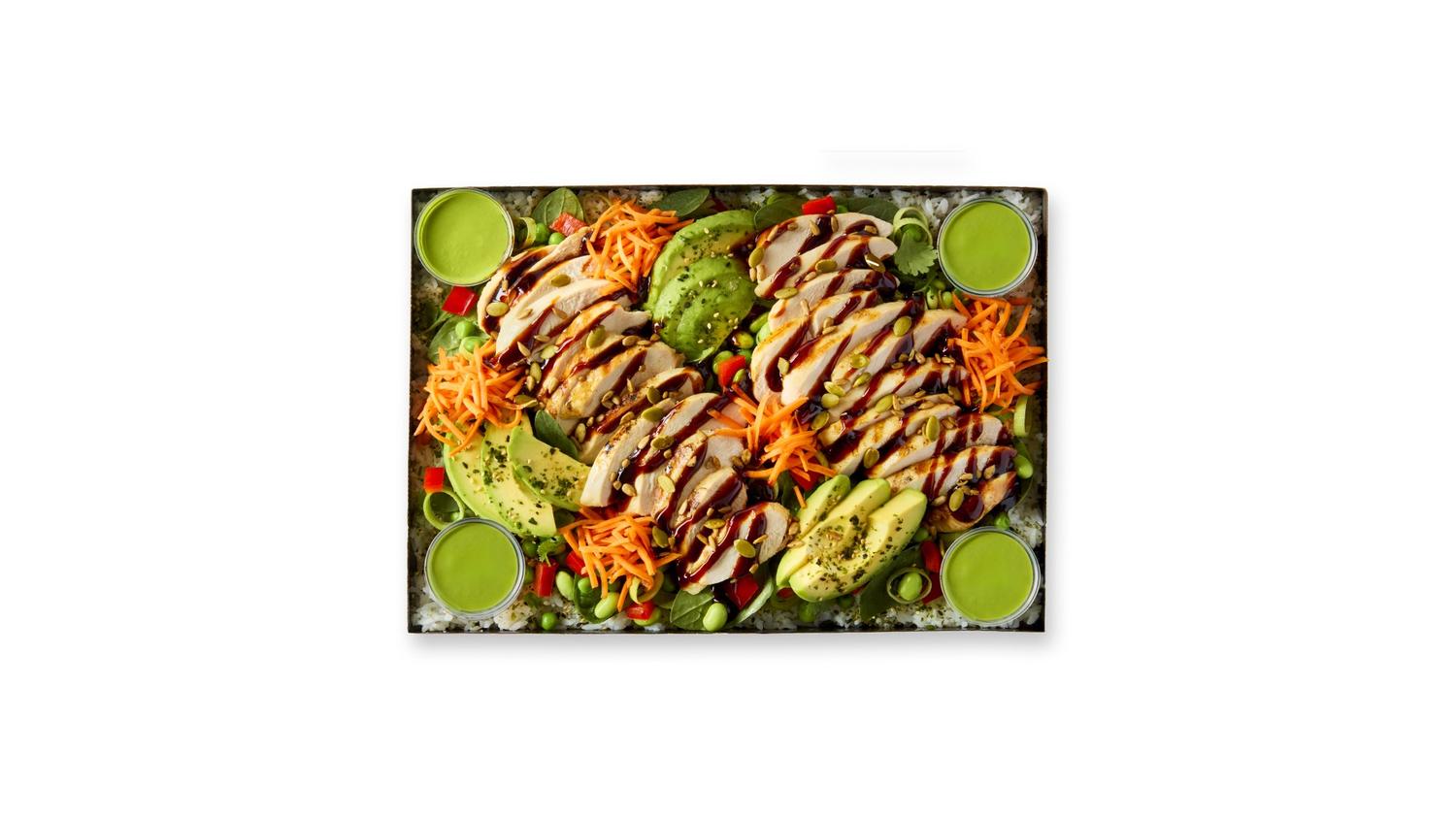 the chicken bento platter