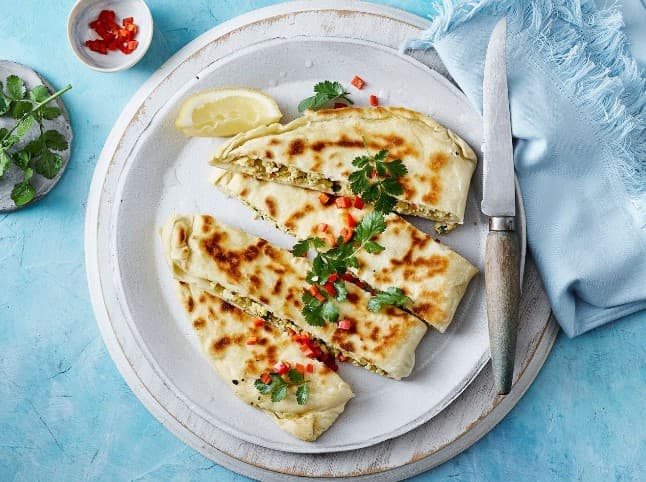 Chicken and Mushroom Gozleme