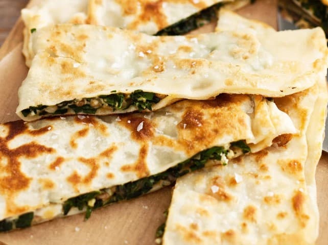 Mixed Meat Spinach and Feta Gozleme