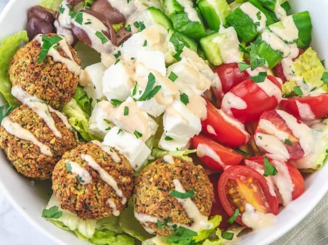 Falafel Warm Salad