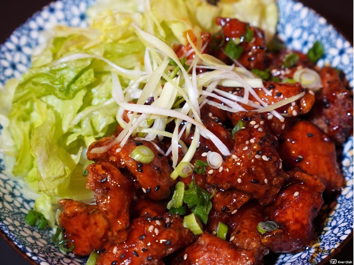 Chicken Karaage (spicy kimchi)