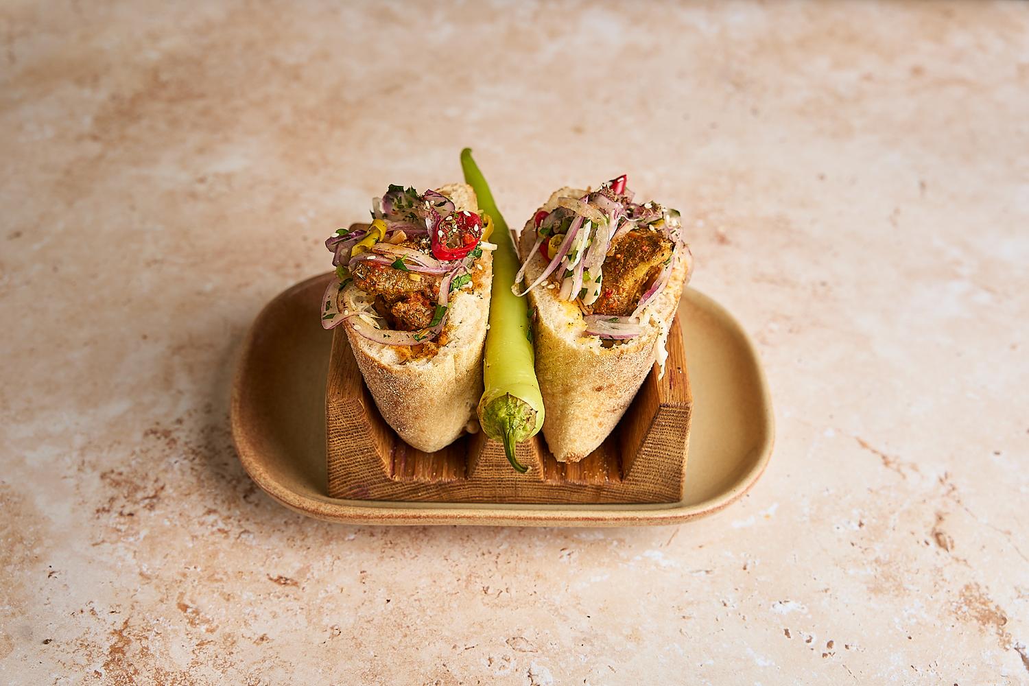 Filled Pita Boxes - Shawarma Chicken