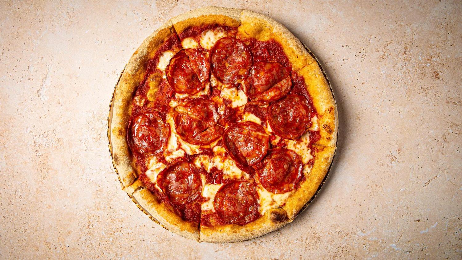 Gluten-Free Salami Pizza