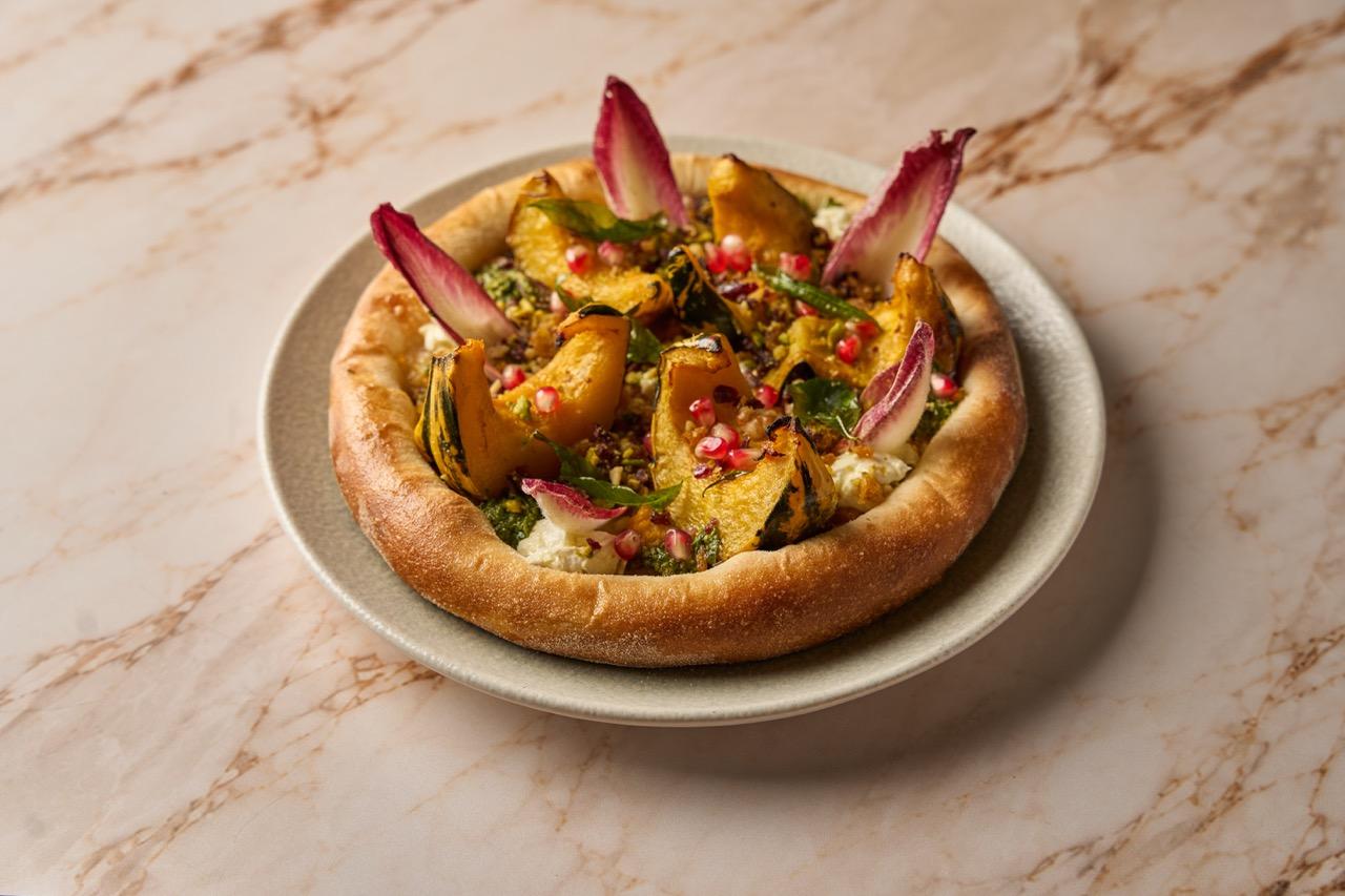 Harlequin Squash & Sheep’s Cheese Flatbread