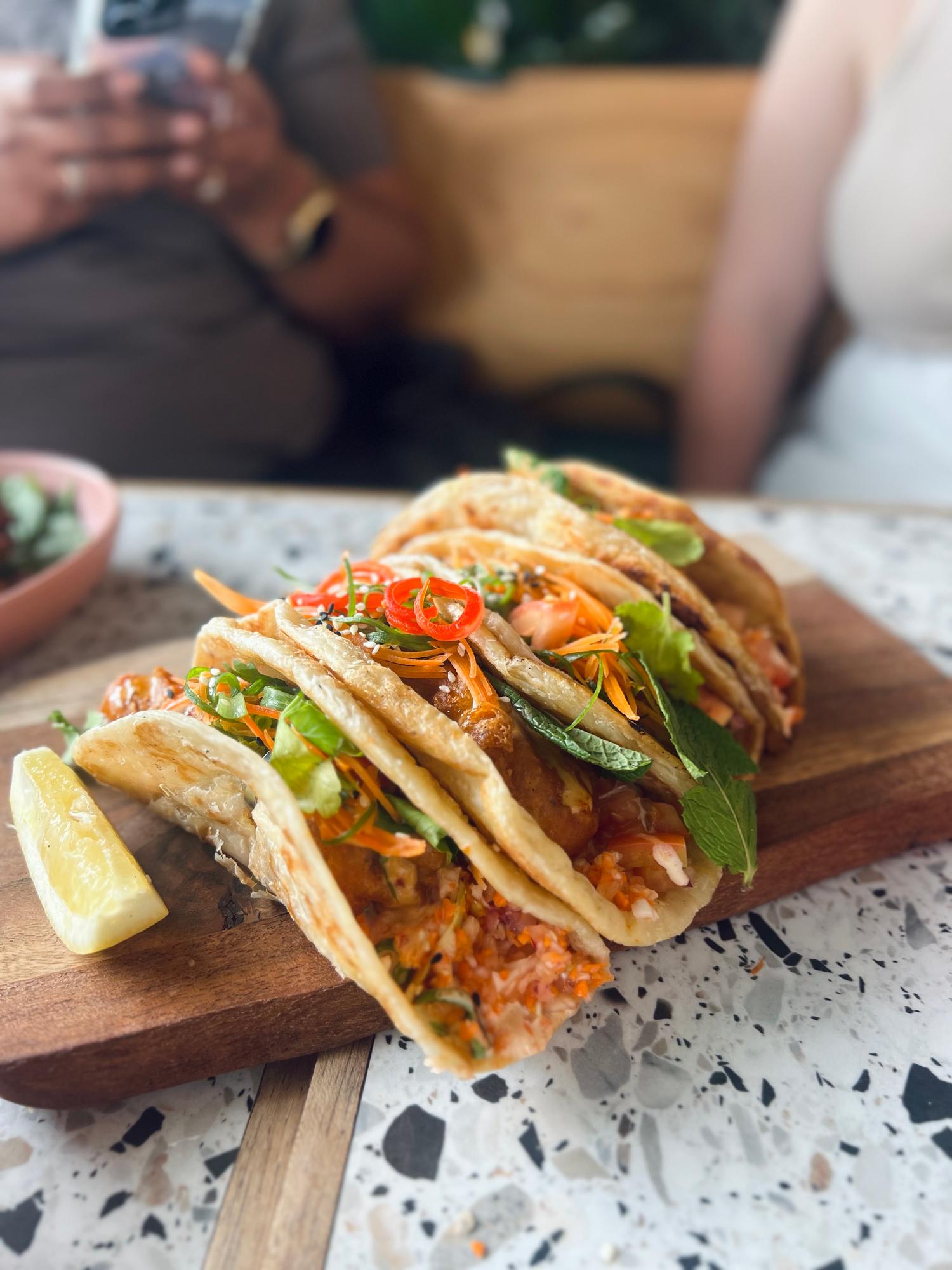 Barramundi Paratha Taco