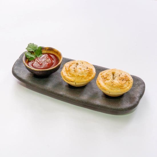 Gourmet Mini Pies with Bush Sauce