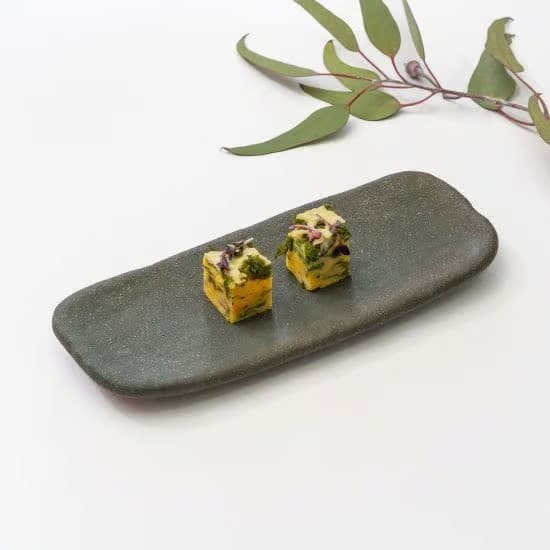 Polenta with Warrigal Greens