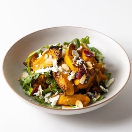 Roasted Pumpkin and Spinach Salad 