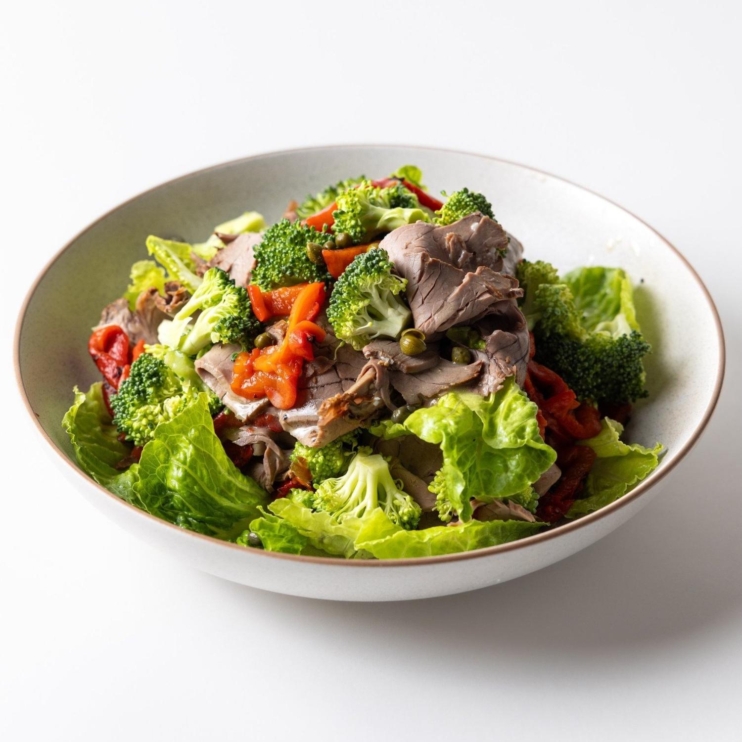 Roast Beef and Broccoli Salad