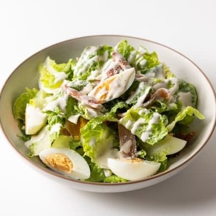 Romaine Lettuce, Parmesan and Egg Salad