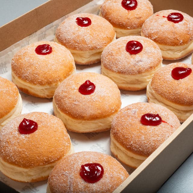 Jam Filled Doughnuts Platter (12 Pieces)