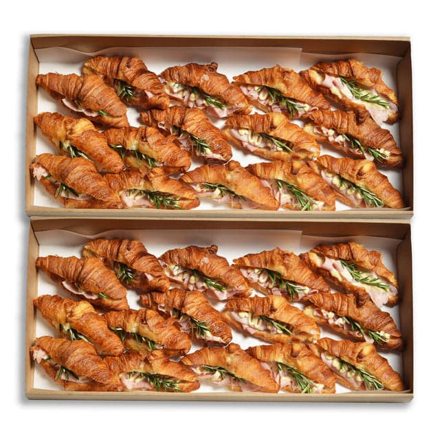 Ham and Cheese Croissant Platter (30 Pieces)