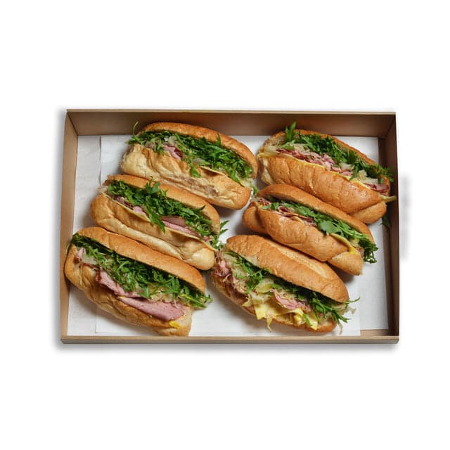 Reuben Hoagie Platter (6 Pieces)