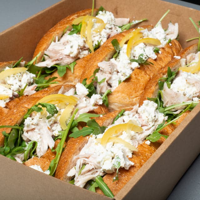 Poached Chicken Hoagie Platter (12 Pieces)