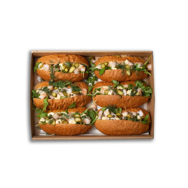Prawn Mayo Hoagie Platter (6 Pieces)