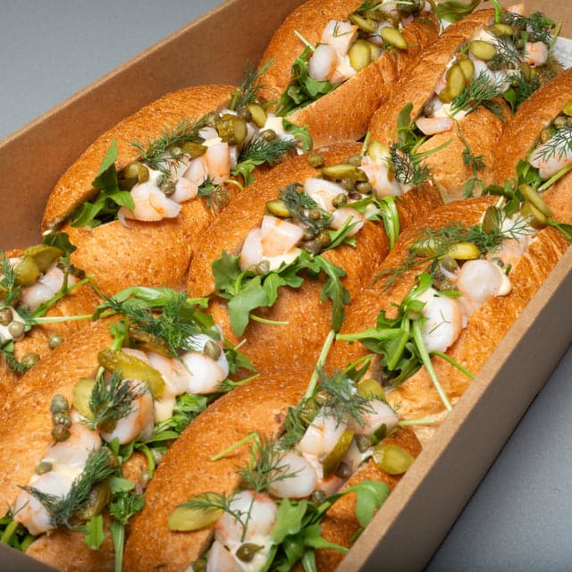 Prawn Mayo Hoagie Platter (12 Pieces)