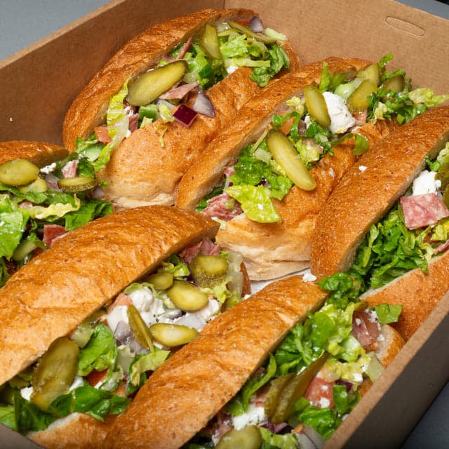 Chop Salad Hoagie Platter (12 Pieces)
