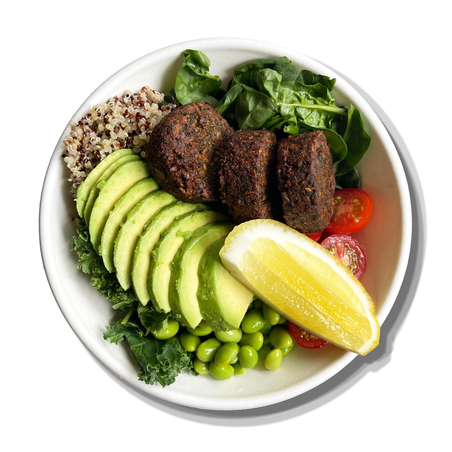 Broad Bean Falafel Salad - Individual