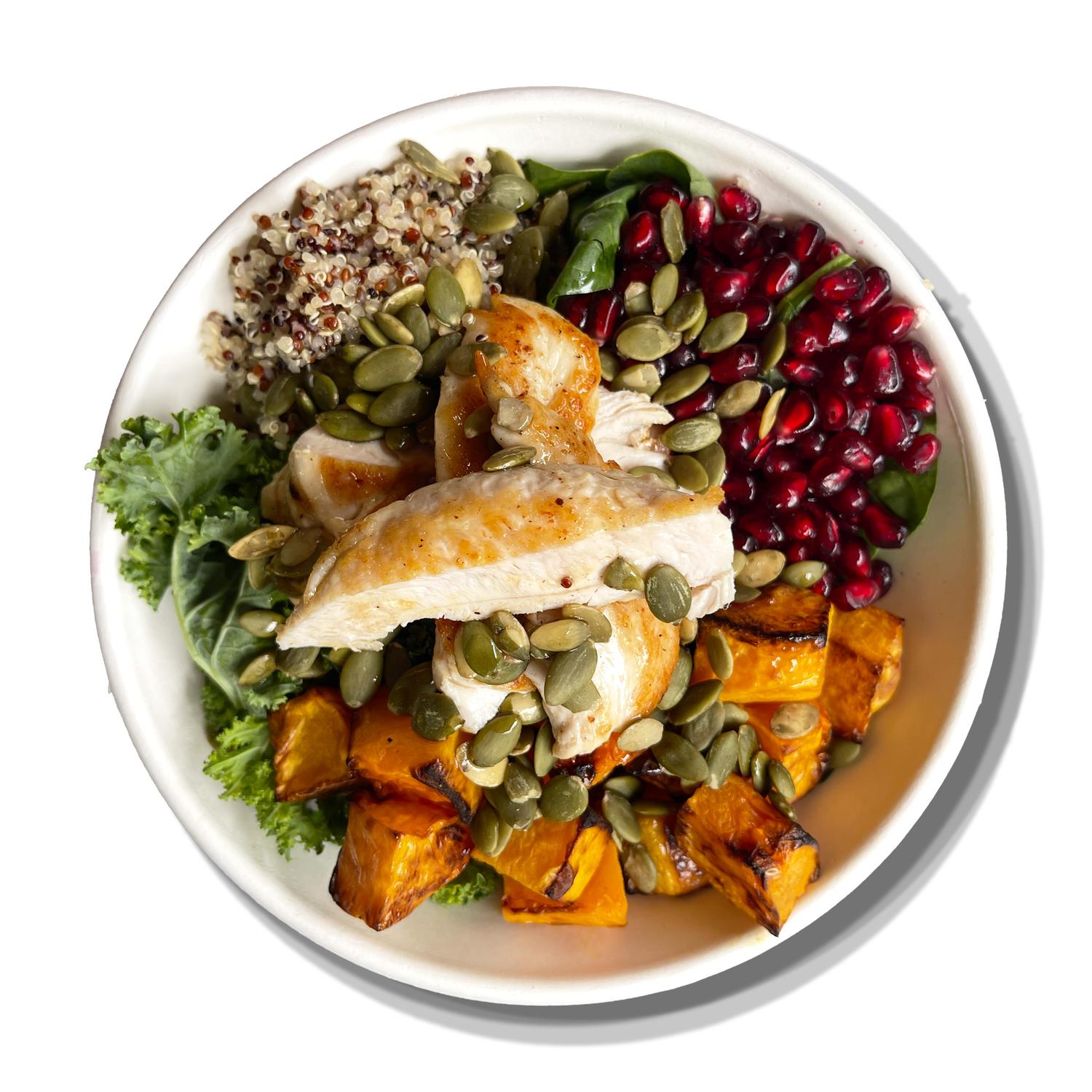 Grilled Chicken & Roast Pumpkin Salad - Individual