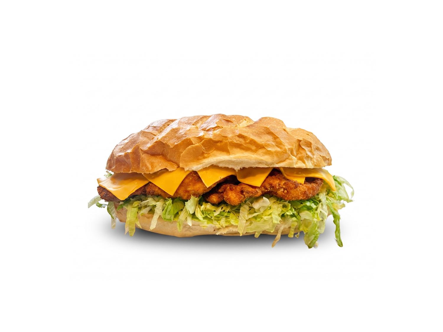 Huge Chicken Schnitzel Sandwich