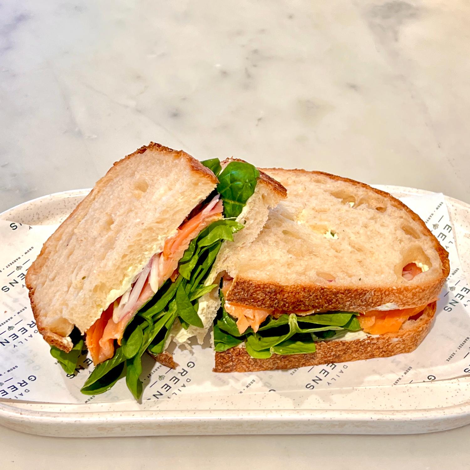Smoked Salmon Sandwich