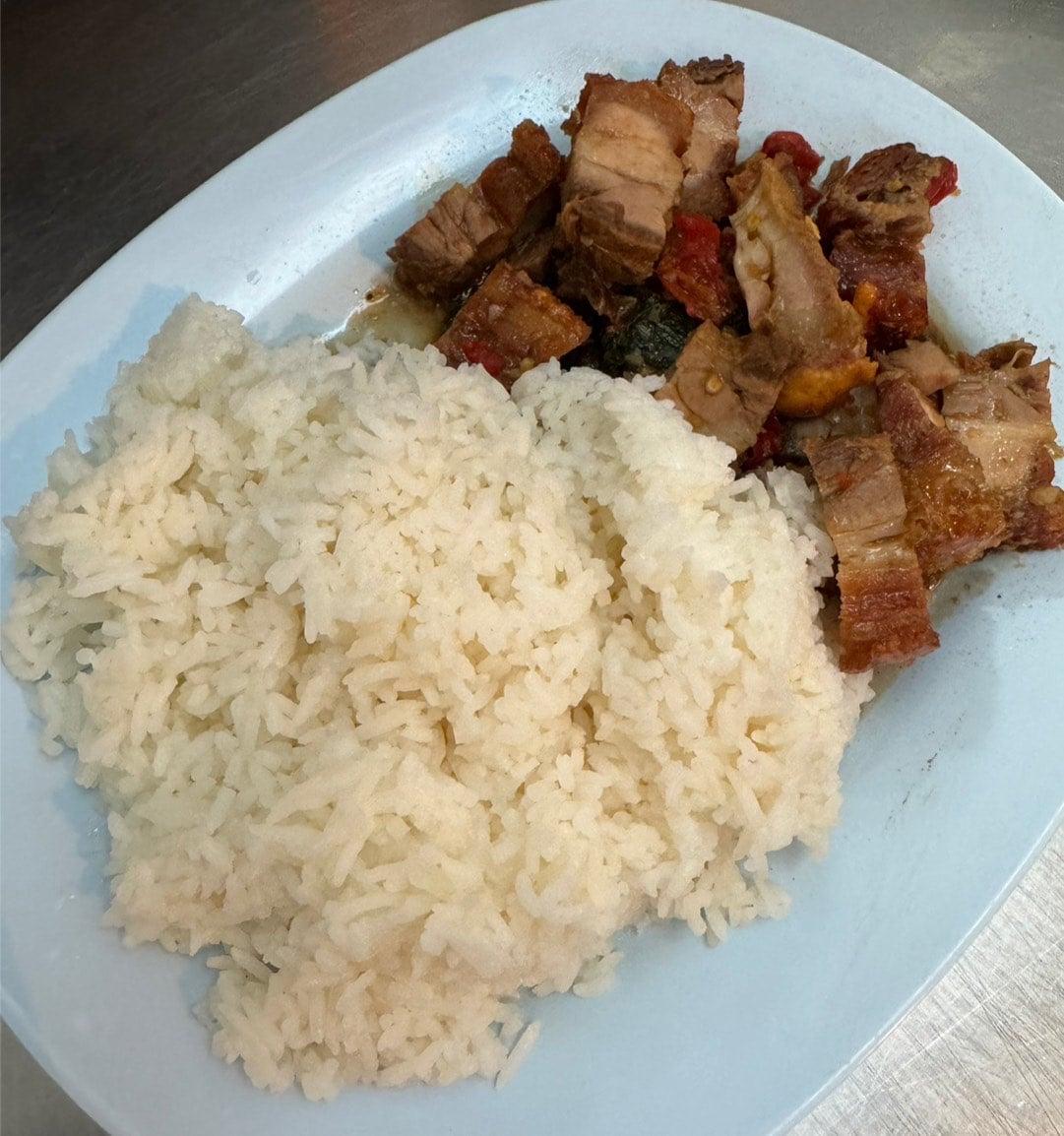 Chilli Basil Stir Fry on Rice