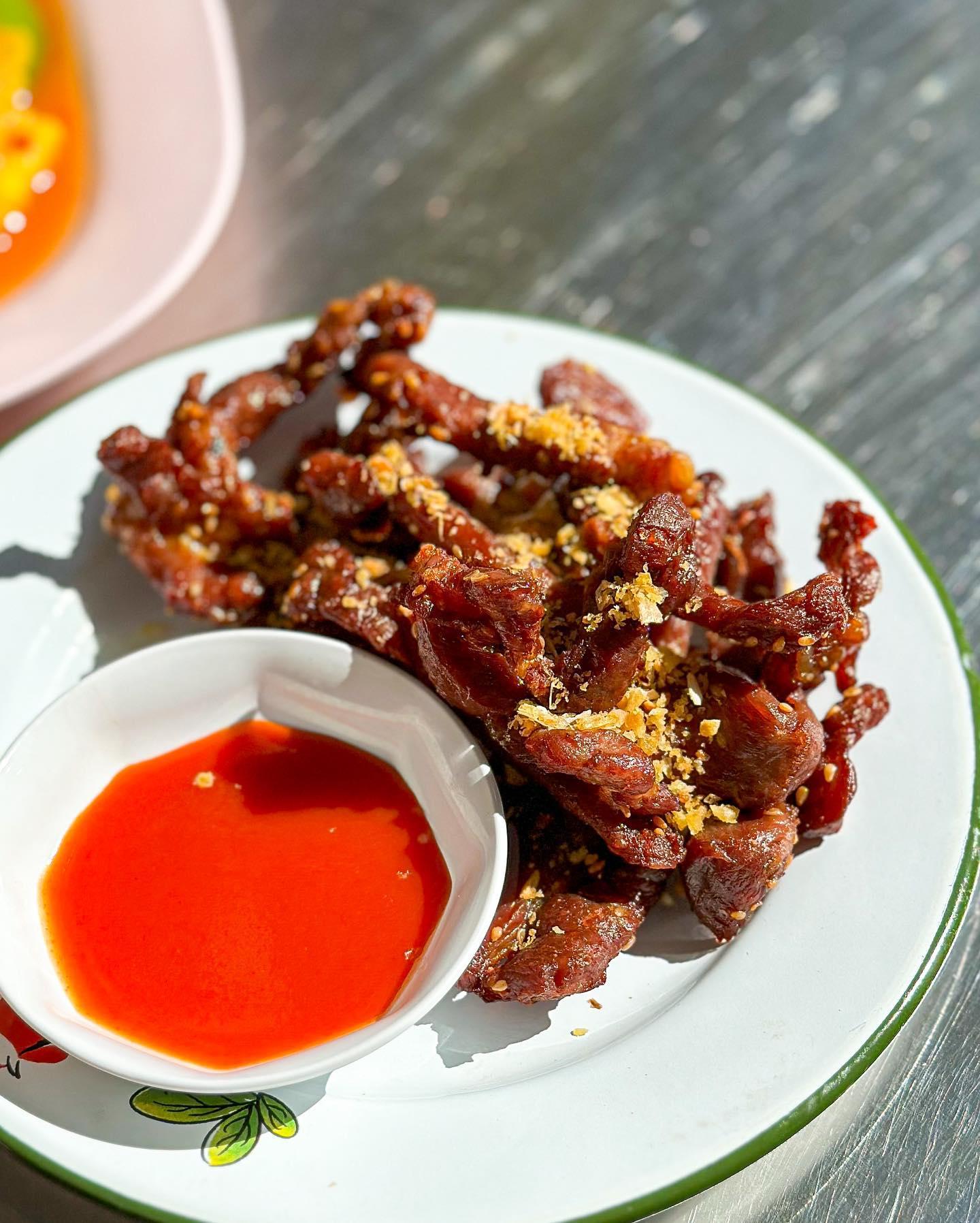 Deep Fried Pork Jerky