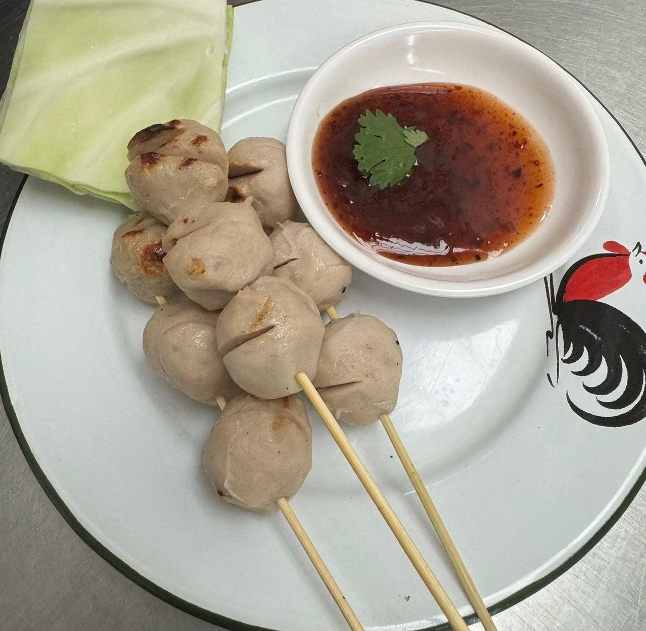 Grilled Pork Balls (3 Skewers)