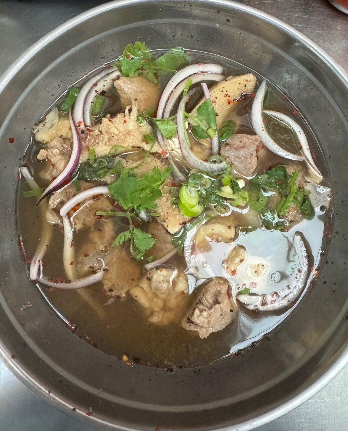 Spicy and Bitter Soup Combination Beef