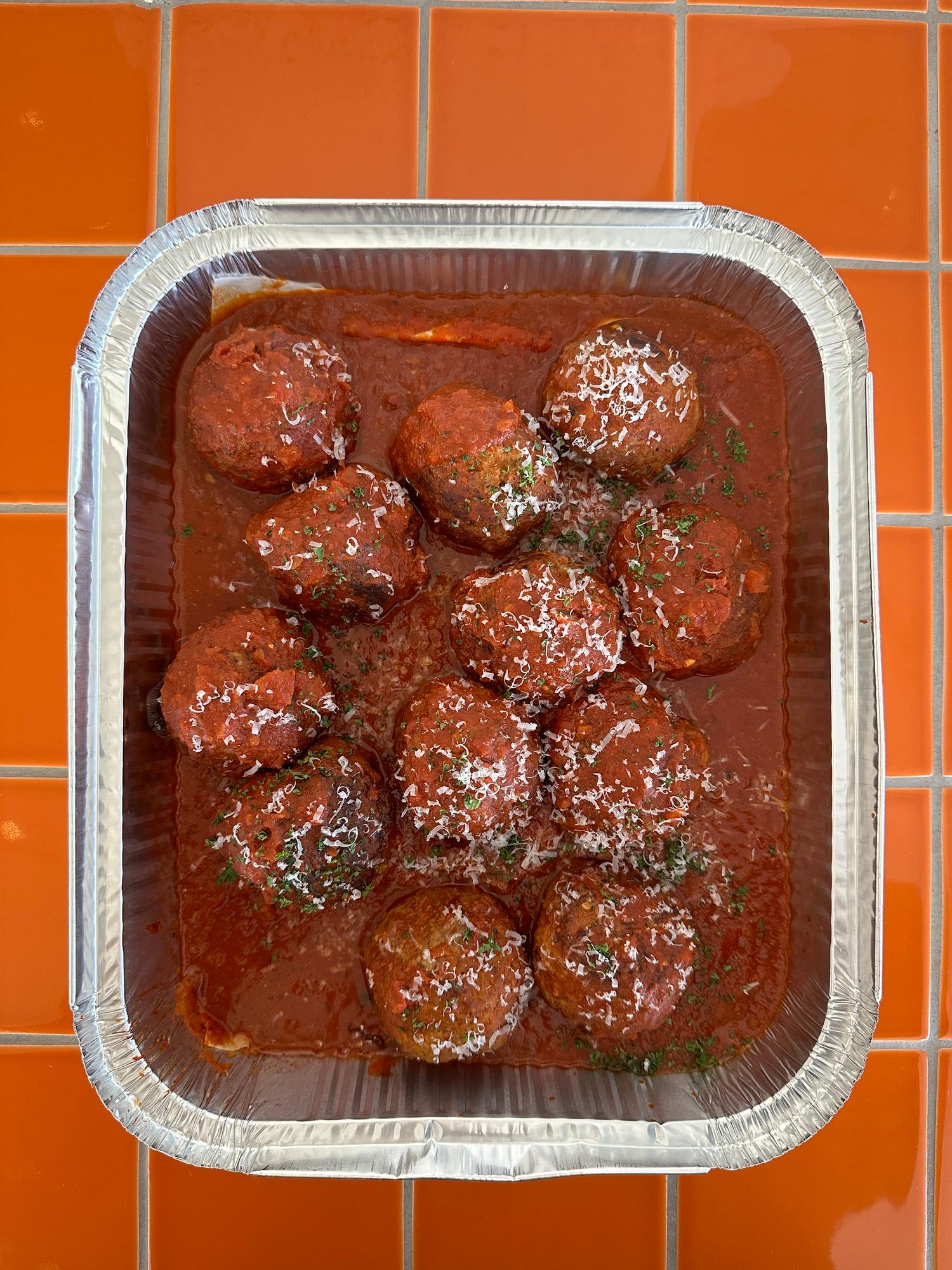 Giant Meatball Platter