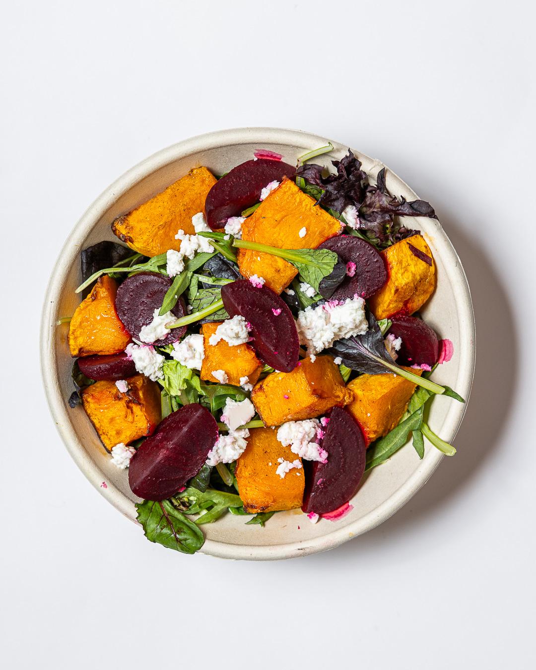 Pumpkin Beetroot Feta Salad Platter