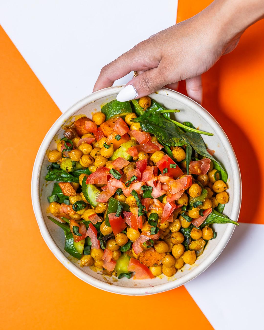 Moroccan Chickpeas Salad Platter