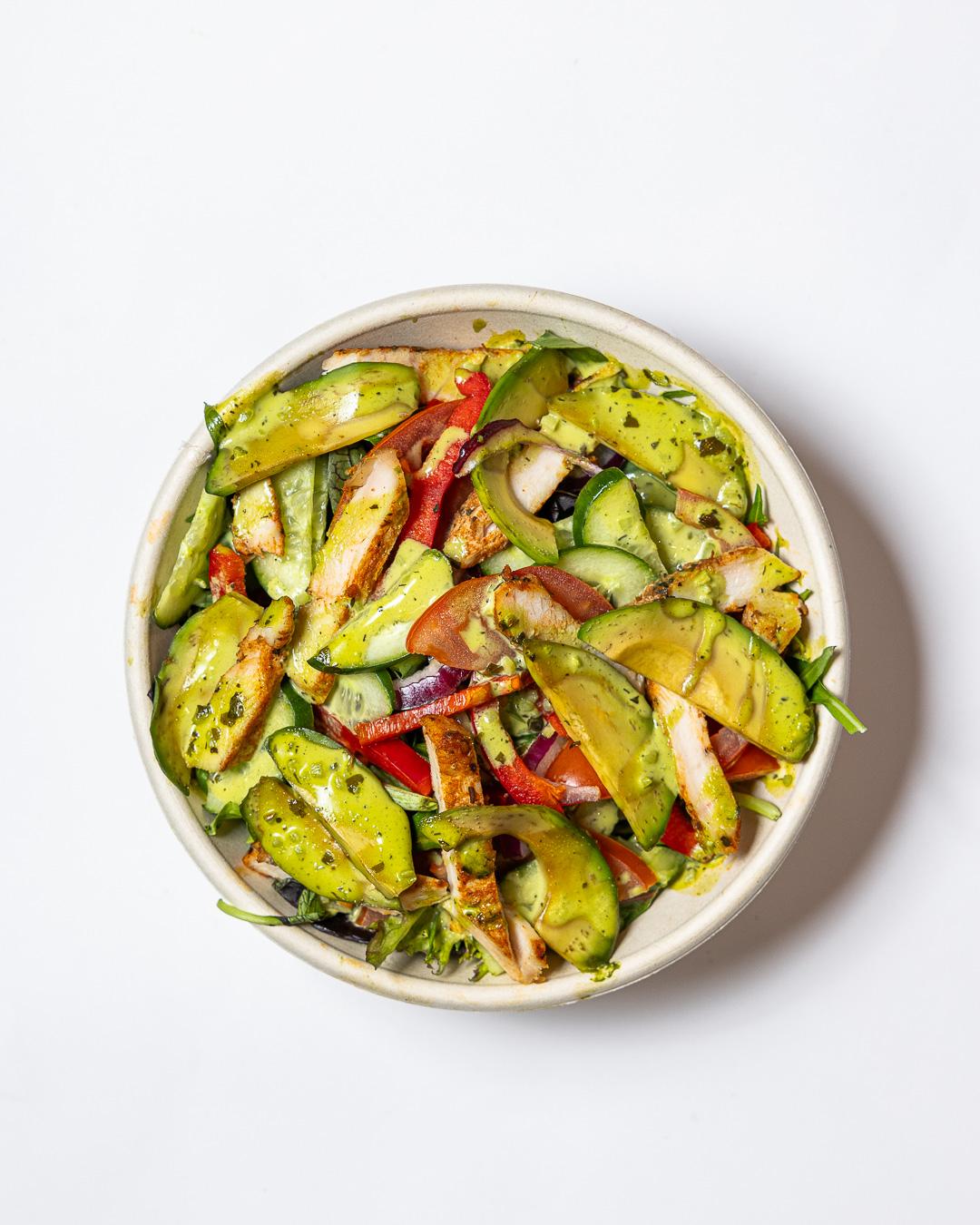 Chicken Avocado Salad Platter