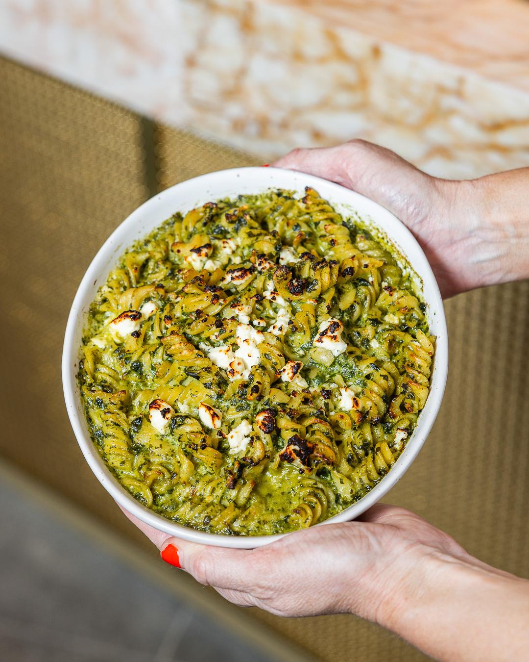 Spinach & Cheese Pasta Platter