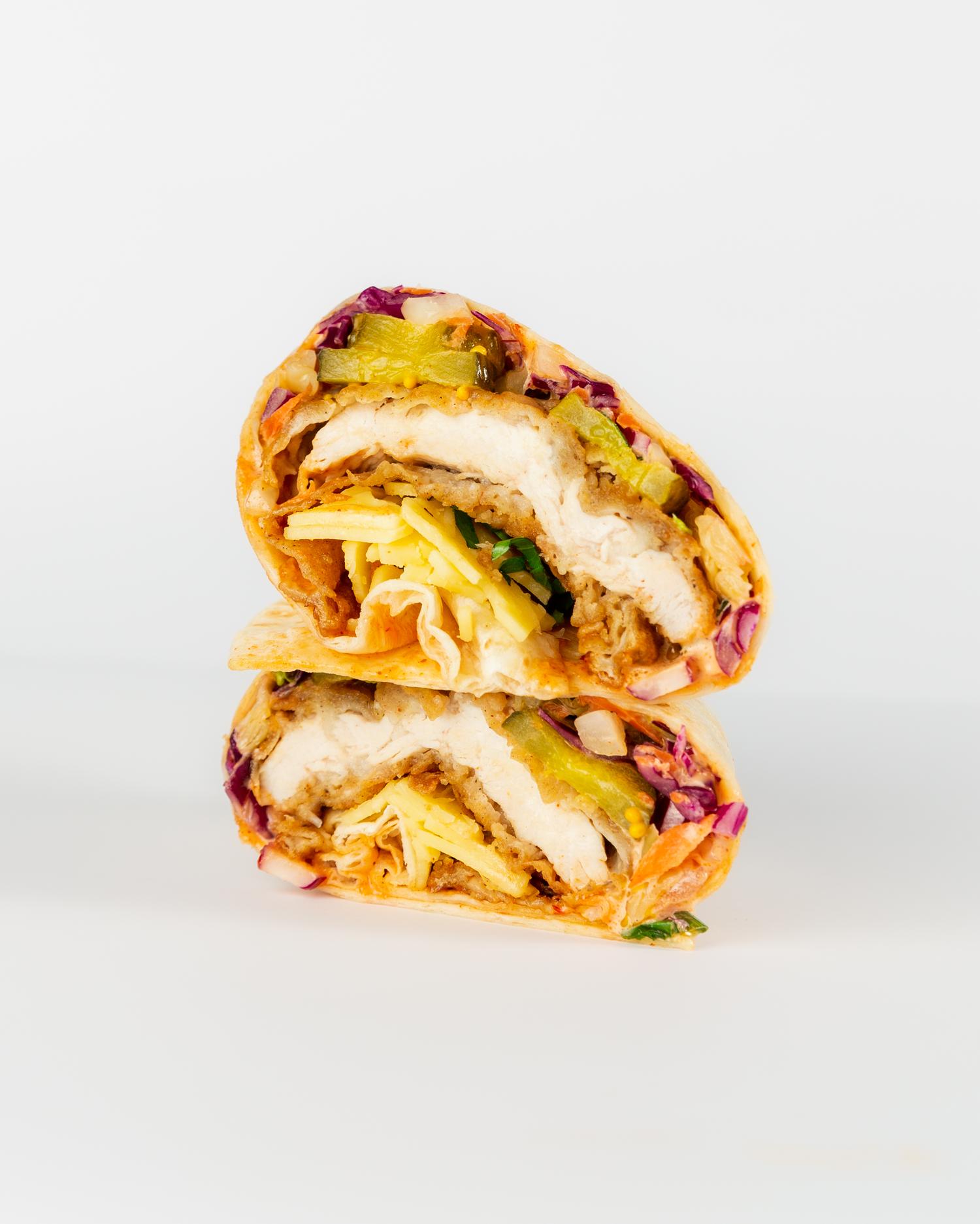 Chipotle Schnitzel Wrap