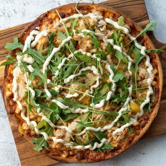 Chicken Aioli Pizza