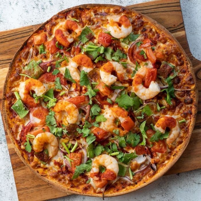 Chilli Lime Prawn Pizza