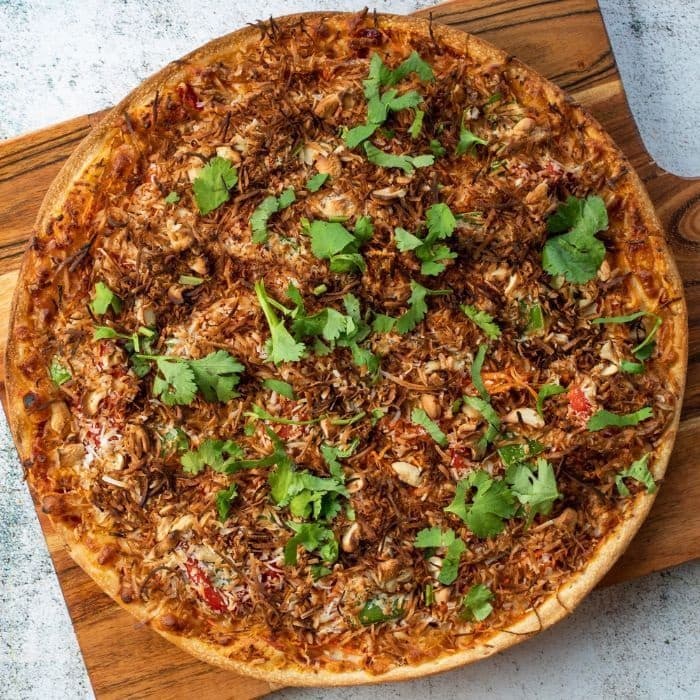 Vege Satay Pizza