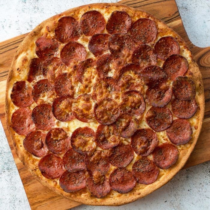 Garlic Base Pepperoni Pizza