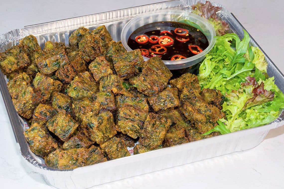 Chive Cakes (Tray)