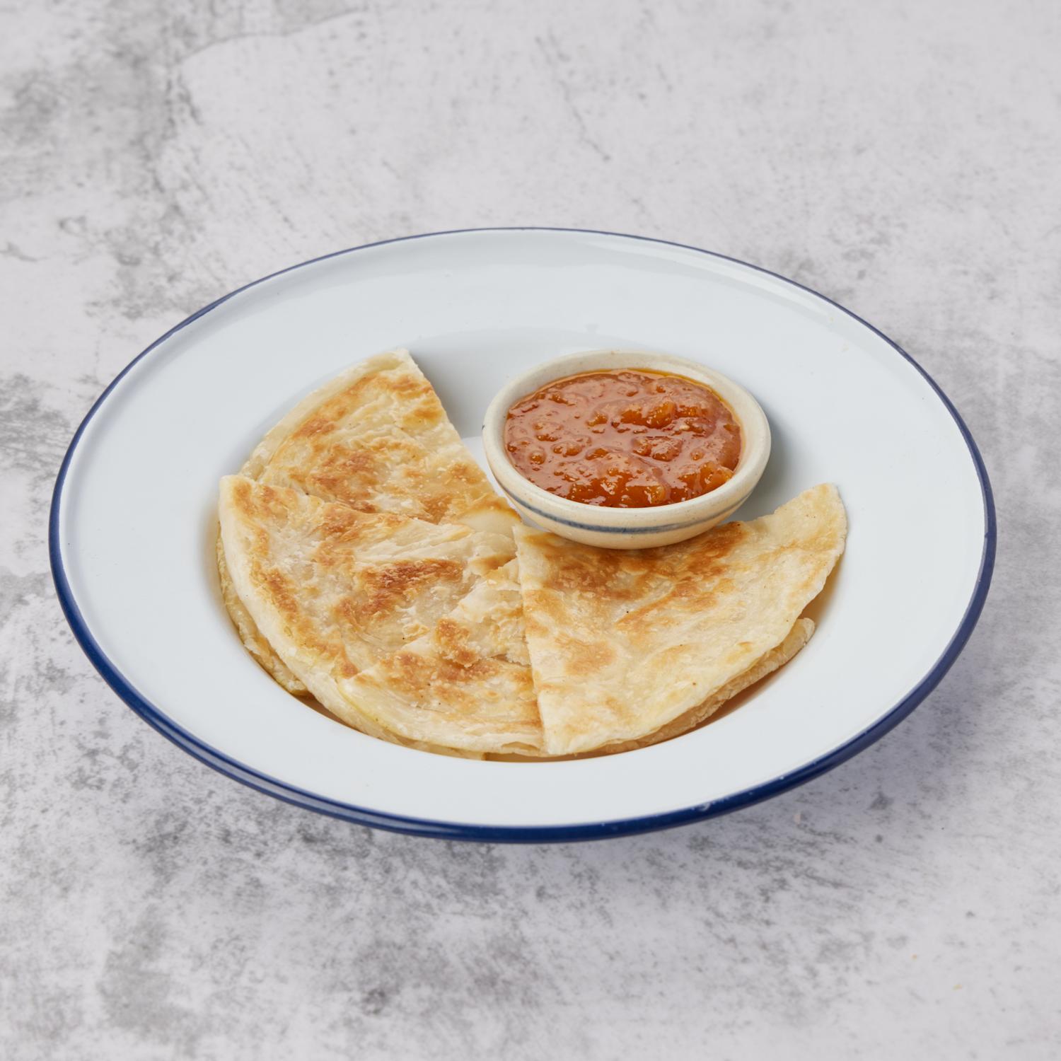 Roti with Peanut Sauce (Tray)